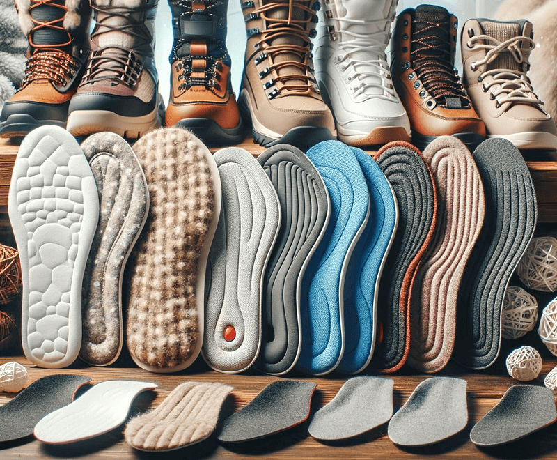Zimowe wkładki do butów