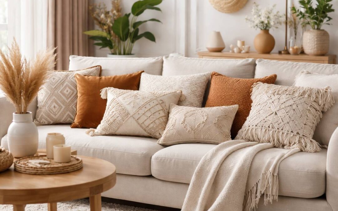 Poduszki dekoracyjne do salonu – funkcjonalna dekoracja o realnym wpływie na wystrój